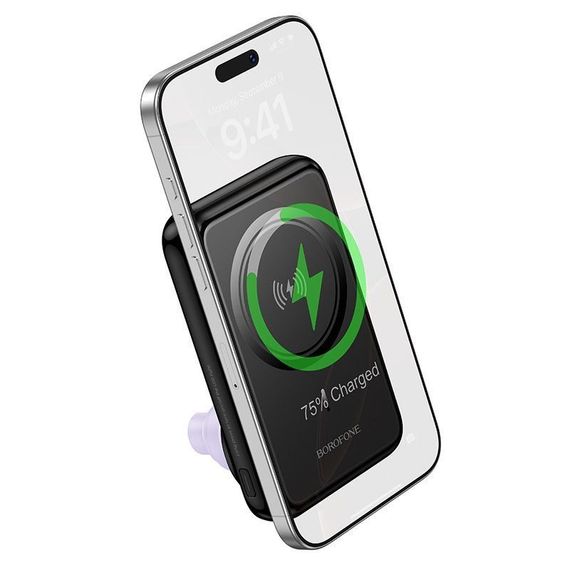Power Bank Borofone BJ83 Magnetic 22.5W (10000mAh) Білий | Зображення 5