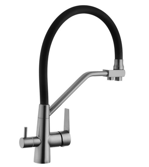 Змішувач для кухні з підключенням до фільтра Kroner KRP Edelstahl Klassisch - PVD03817BLK (CV031898) | Зображення 8