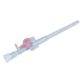 Катетер венозный периферический с инъекционным портом, стандарт, "ALEXPHARM", 20G (1,1x32 мм) (розовый)