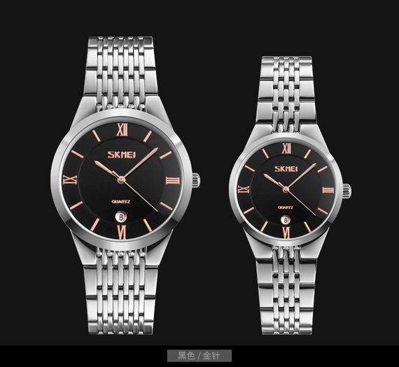 Жіночий годинник Skmei 9139BKGD-S Black-Gold S | Зображення 2