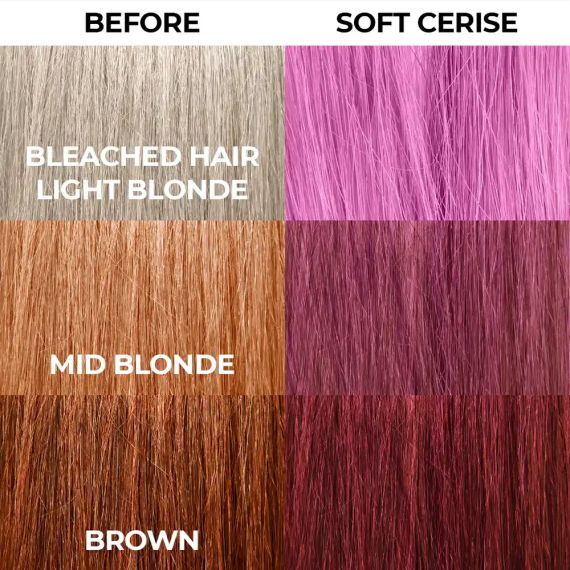 Краска для волос Мягкая фиолетовая Stargazer Semi-permanent hair colour Soft Cerise 70 мл | Зображення 3