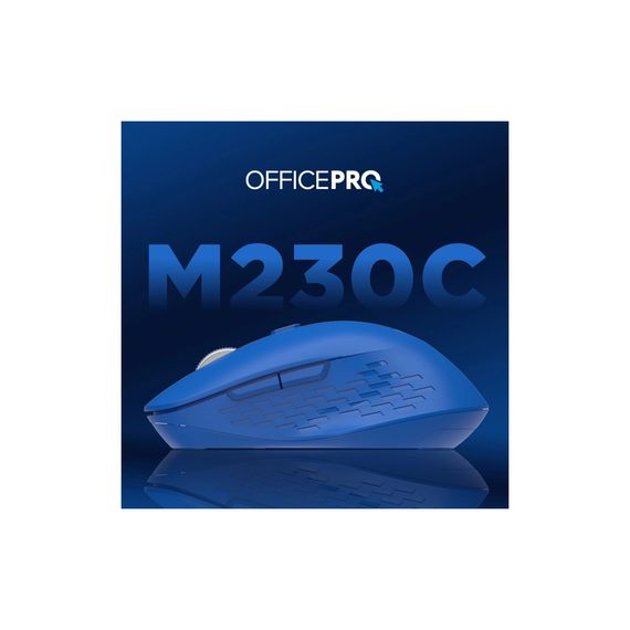 Мишка OfficePro M230C Silent Click Wireless/Bluetooth Blue (M230С) | Зображення 4