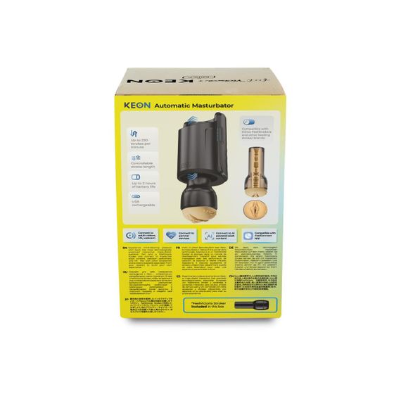 Интерактивная секс-машина для мужчин Kiiroo Keon Wi-Fi Combo Set с мастурбатором Feel Victoria Sex Aura | Зображення 7