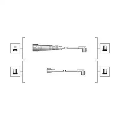 Комплект дротів запалювання DODGE STRATUS, CHRYSLER PT, MAGNETIMARELLI (941319170003)