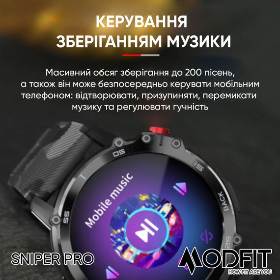 Modfit Sniper Pro Black-Silver 41 мм. | Зображення 7