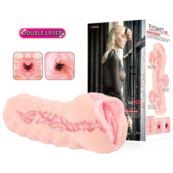 Мастурбатор Kokos Elegance 002 Double Layer Sex Aura | Зображення 4