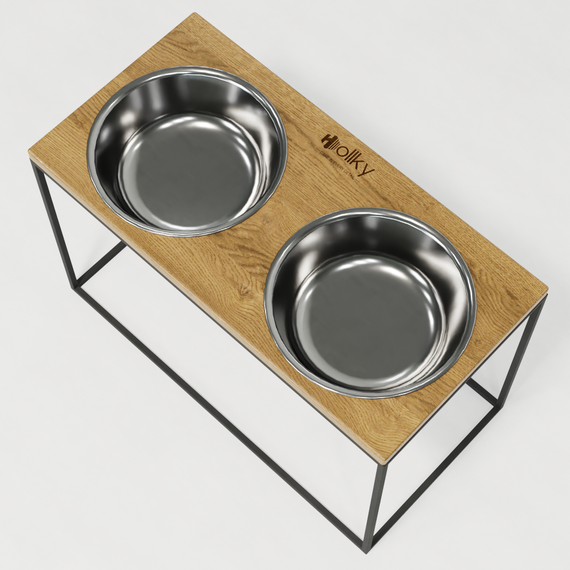 Миски на подставке для очень больших собак Hollky Base XXL40 (2 × 2,8 л) BXXL40-643240-GRNT | Зображення 18