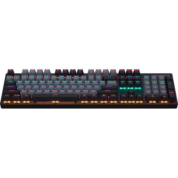Клавіатура Hator Starfall Rainbow Origin Blue USB Grey/Black (HTK-609-BGB) | Зображення 1