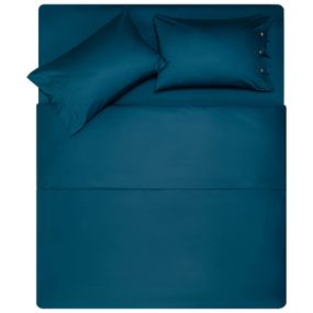 Комплект Постільної Білизни ARDESTO  1.5сп Mix&amp;Match, підковдра 160х220см, простирадло 180х240см, наволочки (2) 50х70см, 100% бавовна, сатин, синій (ART1622SB)
