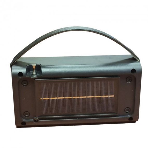 Радіоприймач цифровий акумуляторний NNS NS-222S mp3 плеєр із сонячною панеллю FM USB TF і LED ліхтариком | Зображення 3