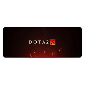 Коврик 300x700 тканевый DOTA2,толщина 2мм,цвет Black-Red,OEM