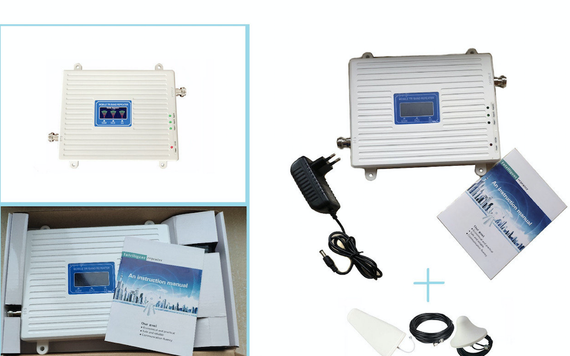 GSM DCS 3G 4G репитер, усилитель связи 900МГц 1800МГц WCDMA 2100 МГц | Зображення 2