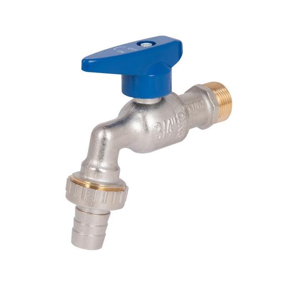 Кран кульовий поливальний Icma 598 3/4"Н (з антизамерзанням) ручка алюмінієва
