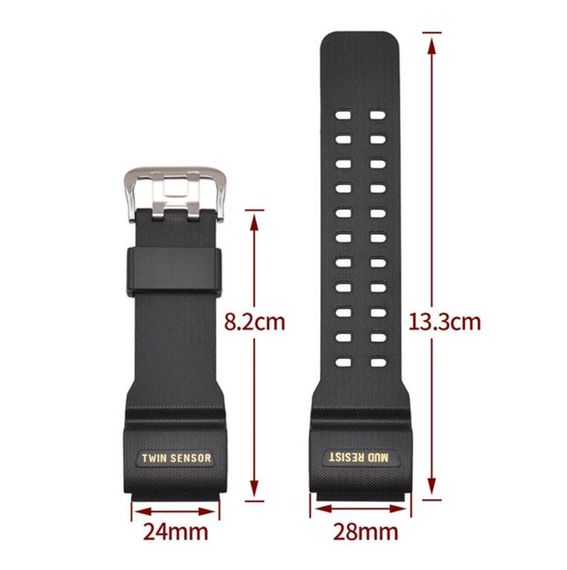 Спортивный ремешок Primo Twin Sensor для часов Casio G-Shock (GG-1000 / GWG-100 / GSG-100) | Зображення 4