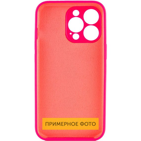 Чехол Silicone Case Full Camera Protective (AA) NO LOGO для Apple iPhone 16 Plus (6.7") Розовый / Barbie pink | Зображення 1