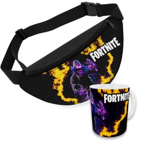Детский набор Fortnite сумка-бананка + керамическая кружка с принтом (5701)
