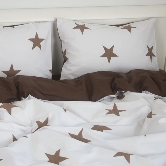 Постільна білизна полуторна ТЕП Happy Sleep Chocolate Stars 2-03794_35953 210х145 см | Зображення 2