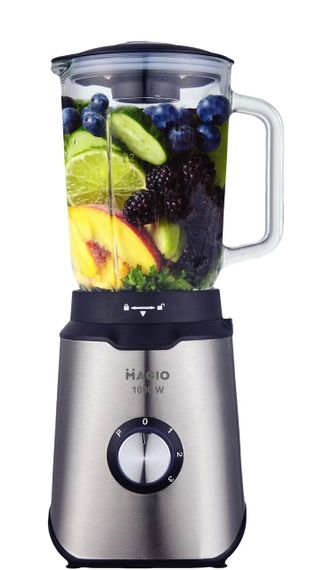 Стационарный блендер Magio MG-651 1000W настольный измельчитель со стеклянной чашей