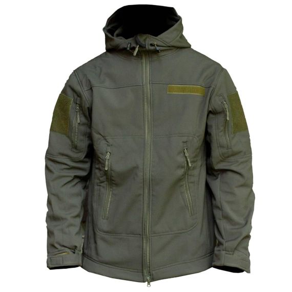 Куртка Soft Shell Олива Софтшелл Демісезон | Зображення 7