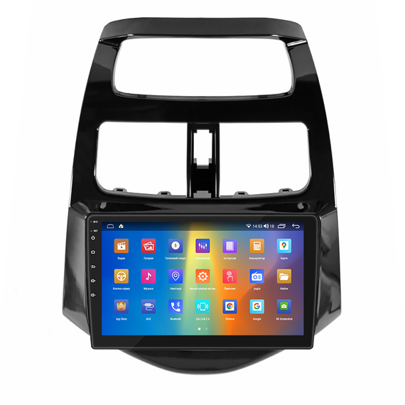 Штатная магнитола 9" Lesko для Chevrolet Spark III 2009-2016 2/32Gb CarPlay 4G Wi-Fi GPS Prime Шевролет | Зображення 1