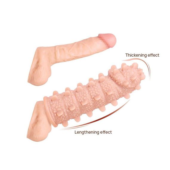 Насадка на член Kokos Extreme Sleeve ES.04 размер M, утолщающая, стимулирующий рельеф sexstyle | Зображення 2