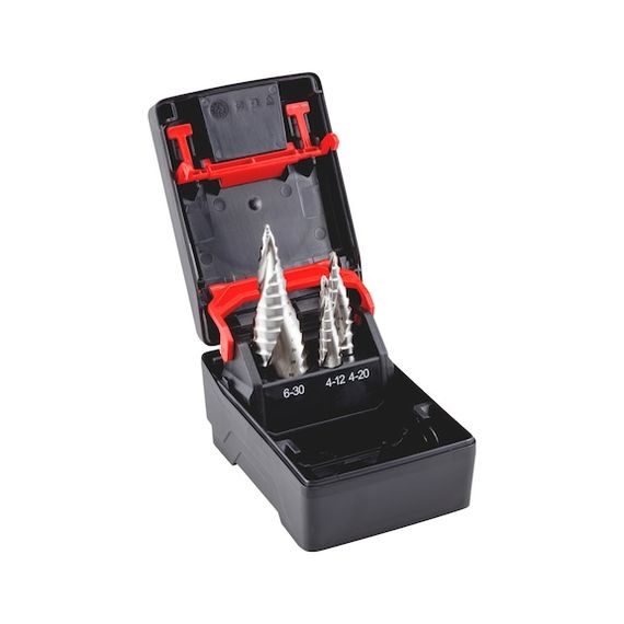 Набір ступінчастих свердел HSS SMARTSTEP (D4-30MM), 3 шт., ZEBRA