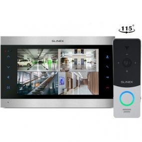 Комплект видеодомофона Slinex SL-10IPTHD Black  ML-20HD