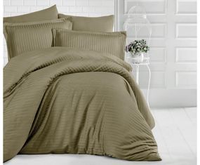 Постельное белье Clasy Stripe Satin 200х220 Yesili