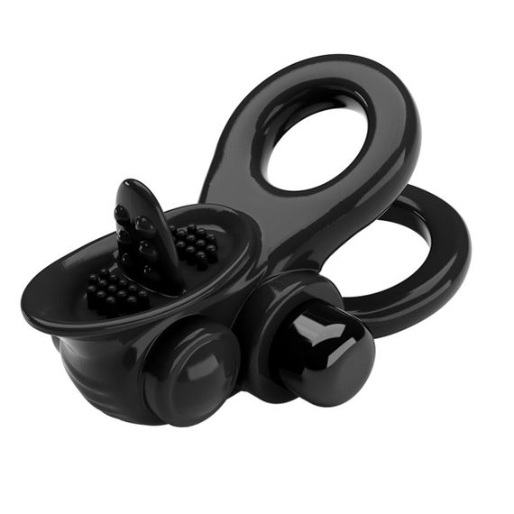 Эрекционное кольцо - Pretty Love Passionate Ring Black sexstyle | Зображення 6