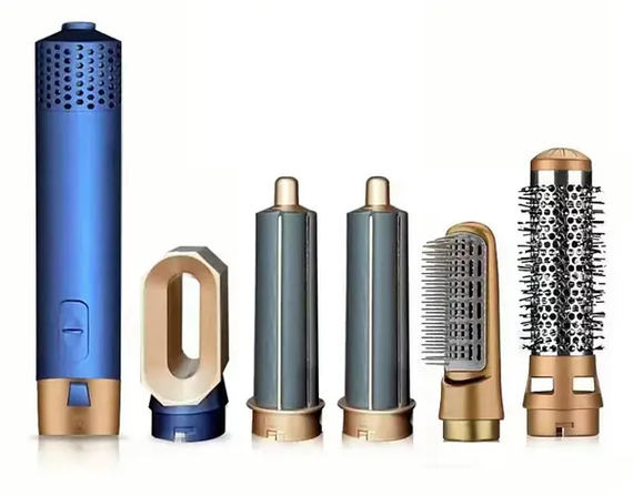 Стайлер Для волосся 5 в 1 + Коробка Чохол Hot Air Styler ДАЙСОН BLUE | Зображення 2