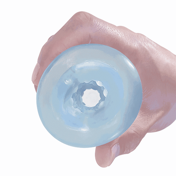 Мастурбатор с внутренней спиральной структурой и стимулирующим шариком Pretty Love - Transparent masturbator Sex Aura | Зображення 7