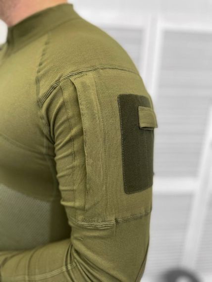 Убакс рубаха тактическая черная олива хаки длинный рукав | Зображення 4