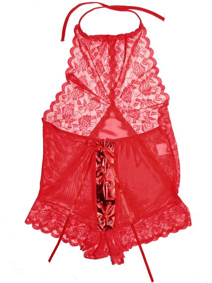 Пеньюар Боді Babydoll M Червоний 0183-1 | Зображення 4