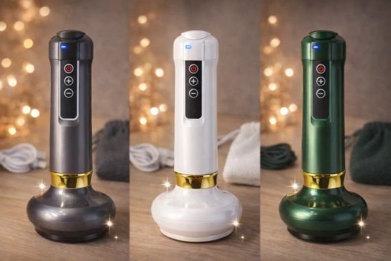 Вакуумний масажер для коригування фігури та антицелюлітного масажу з підігрівом