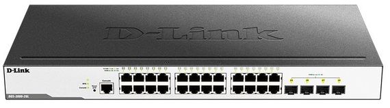 Коммутатор D-Link DGS-3000-28L 24xGE, 4xSFP, L2 (DGS-3000-28L)