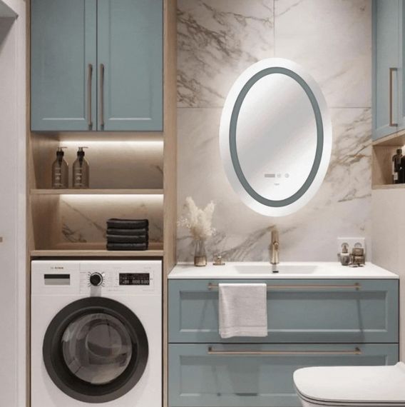 Дзеркало Qtap Mideya з LED-підсвічуванням Touch QT2078NCR5070W | Зображення 8