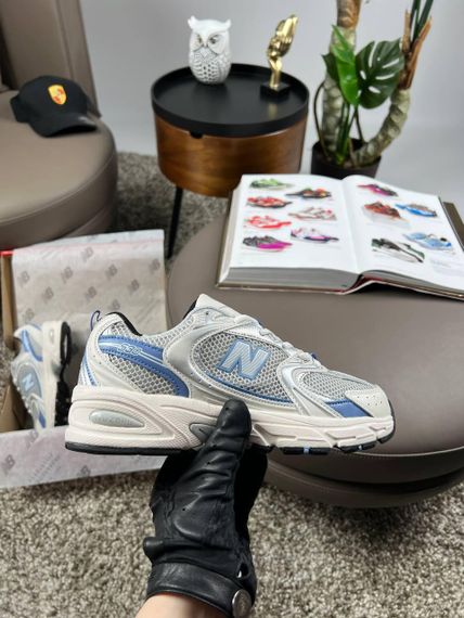 Кроссовки New 530 Premium Beige Blue Silver весна / літо / осінь В3665 38 24.5 см | Зображення 3