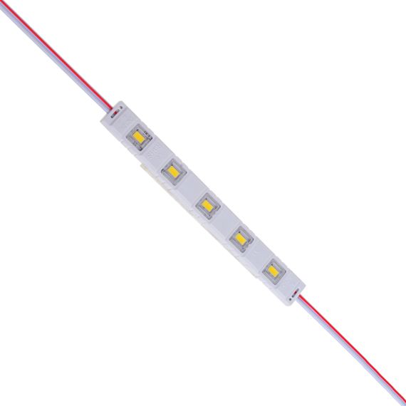 Светодиодный модуль 12V 1.2W SMD 2835 NW IP65 (BY-093/5)