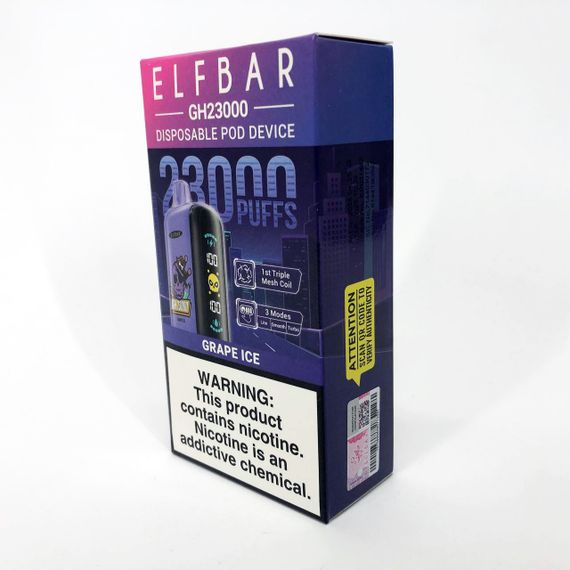 ELF BAR GH 23000 смак Виноград (Grape Ice) | Зображення 6