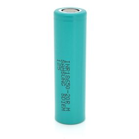 Акумулятор 18650 Li-Ion Samsung INR18650-20R, 2000mAh, 22A, 4.2 / 3.7 / 2.5V, GREEN, 2 шт. в упаковці, ціна за 1 шт