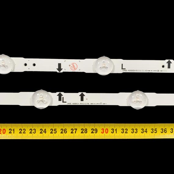 LED підсвітка TV 40" inch 3-6led 836mm D4GE-400DCA-R1 R2 D4GE-400DCB-R1/R2 5шт. A+5шт. B 2шт. (Original) | Зображення 3