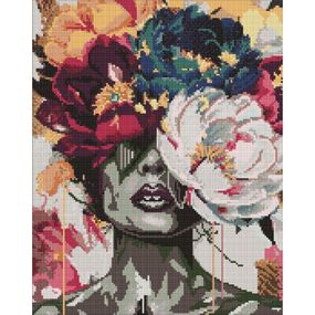 Алмазна мозаїка "Мрійливі півонії" ©art_selena_ua AMO20046, 40х50 см