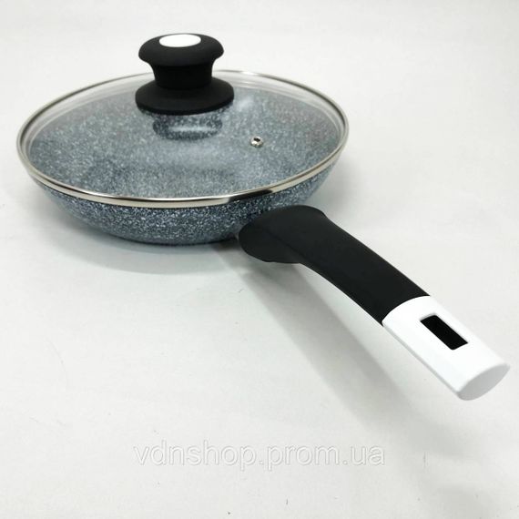 Надійна сковорода з антипригарним покриттям UNIQUE, Якісна алюмінієва антипригарна сковорода GN-41 | Зображення 5