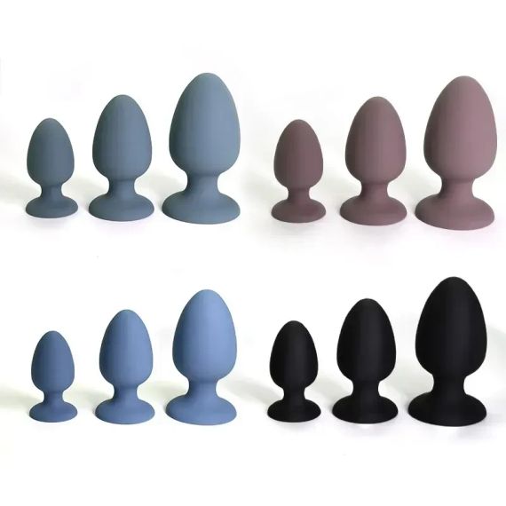 Анальна пробка Sweet Em, коричнева, S, 8 х 4.5 см Sex Aura | Зображення 2