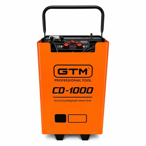 Устройство пуско-зарядное GTM CD-1000 (12/24 В, 120 А, 45-1000 А·час, 380-400 В) | Зображення 1