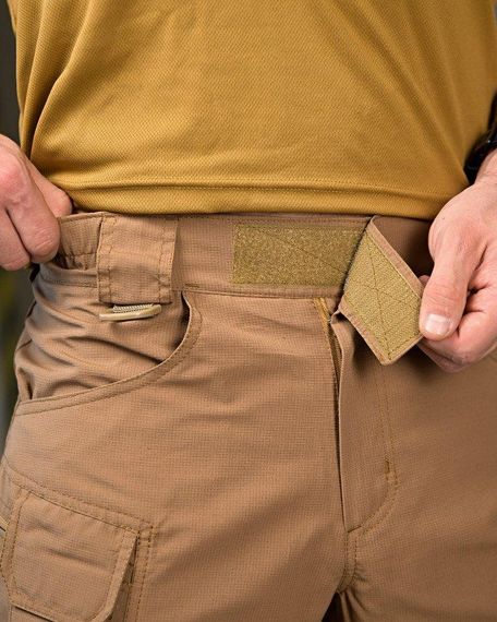 Літні еластичні тактичні штани tarzan coyot ПП7747 | Зображення 5