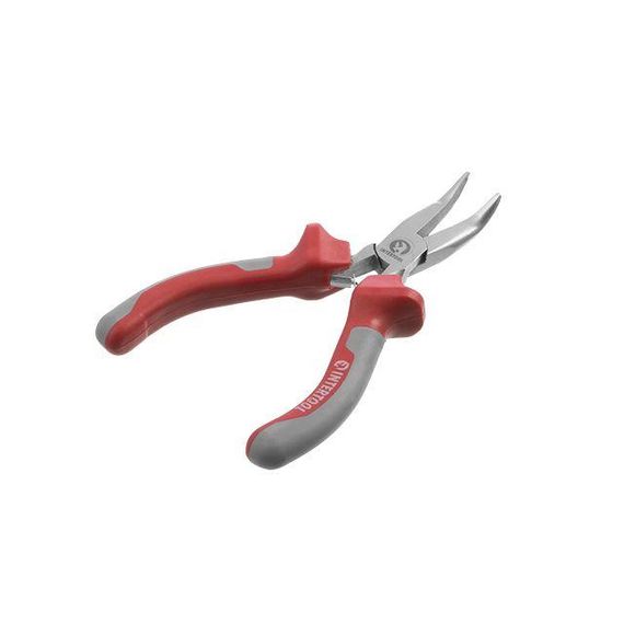 Плоскогубці вигнуті 115 мм, прецизійні INTERTOOL NT-0103 | Зображення 1