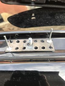 Рейлінги Хром Довга база, металева ніжка для Opel Zafira Life 2019- рр