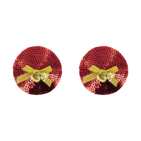 Пестис на соски Paris Hollywood Cache Tetons Clochettes Червоні One Size