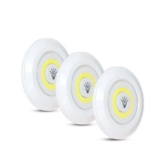 Набір світлодіодних світильників LED Control set BL-1012 на батарейках з пультом дистанційного керування, 3 лампи в комплекті | Зображення 1